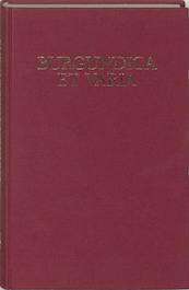 Burgundica et varia - Jongkees (ISBN 9789065502261)