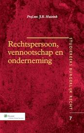 Rechtspersoon, vennootschap en onderneming - J.B. Huizink (ISBN 9789013117752)