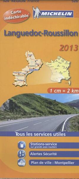 526 Languedoc-Roussillon 2013 indéchirable/onverscheurbaar - (ISBN 9782067181724)