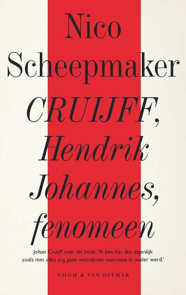 Cruijff - Nico Scheepmaker (ISBN 9789038802466)