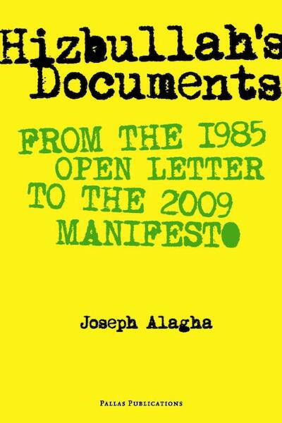 Hizbullah's Documents - Joseph Alagha (ISBN 9789048513376)