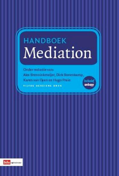 Handboek mediation - (ISBN 9789012389419)