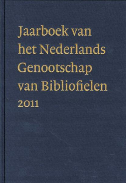 Nederlands Genootschap van Bibliofielen - Isa de la Fontaine Verwey (ISBN 9789490913229)