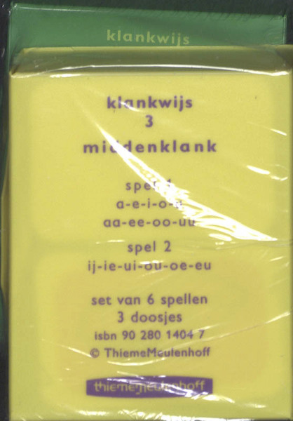 Leeslijn Klankwijs 3 doosjes Spelletjespakket - (ISBN 9789028014046)