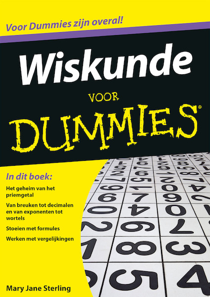 Wiskunde voor Dummies - Mary Jane Sterling (ISBN 9789045352992)