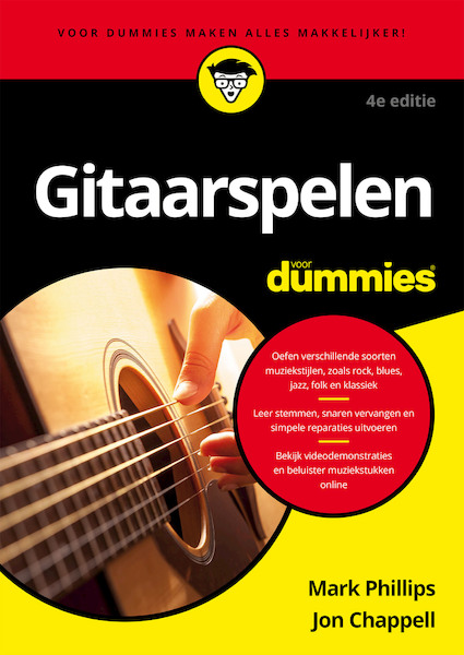 Gitaarspelen voor Dummies, 4e editie - Mark Phillips, Jon Chappell (ISBN 9789045354071)