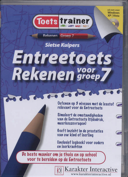 Entreetoets Rekenen voor groep 7 - Sietse Kuipers (ISBN 9789061125549)