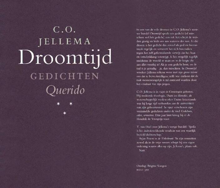 Droomtijd - C.O. Jellema (ISBN 9789021448985)